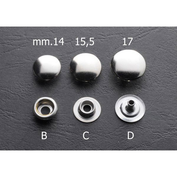 Set 100 Bottoni Automatici In Metallo Da 12 Mm Con Strumenti: Colori Assortiti (Nichel, Oro, Nero, Argento) Per Fai Da Te, Cucito E Accessori