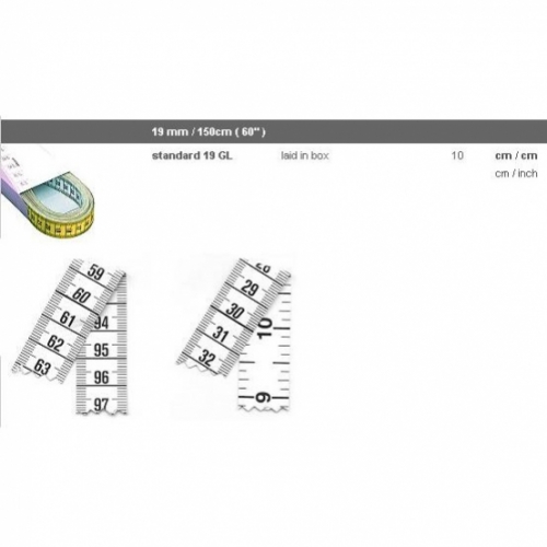 Metro da sarto in fiberglass Hoechstmass standard 150 cm