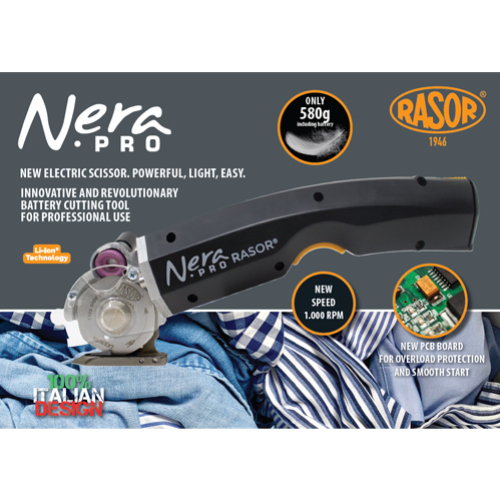 TAGLIERINA A BATTERIA RASOR NERAPro